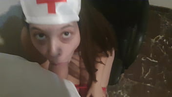 Preview 3 of Nude Sauna Playboy Tease - Enfermera me mama la poya y me la follo