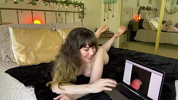 Preview 2 of Eng Virgin - PAWG can tell dick,  is just by seeing the head