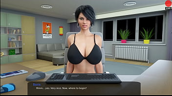 Preview 3 of Yoga Sluut - 13-Milfy City - v0.6e - Part 13 - My young stepsister masturbating in bathroom over my photo of big dick. (dubbing)