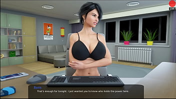 Preview 3 of First Time Ass Seal Break - 8-Milfy City - v0.6e - Part 8 - Giving orders to my teacher via Skype (dubbing)