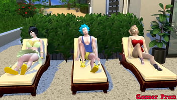 Preview 1 of Hd Beastiality - Anime Porn Cap6 Vegeta tomando el sol y Mikasa y misa le dice para hacer un trio el acepta le dicen follame principe saiyayin