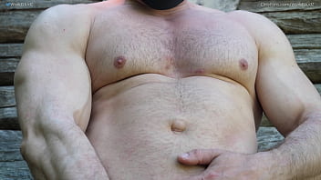 Preview 4 of Jspones Ed Fuck - Muscle construction worker shows his big dick behind the barn // WorldStudZ