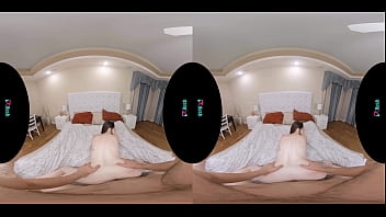 Preview 3 of Pokep Smp - VRHUSH Aria Khaide tries on outfits before riding your cock