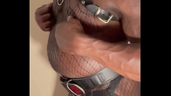 Preview 1 of Clip Maley - Big Muscle Butt Fishnet Bodysuit Sex Toying Scenes