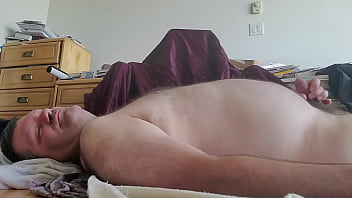 Preview 3 of 8 Year Shcool Girl Chut - Naked Martin Lavallee eats his own sperm