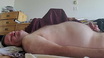 Preview 1 of 8 Year Shcool Girl Chut - Naked Martin Lavallee eats his own sperm