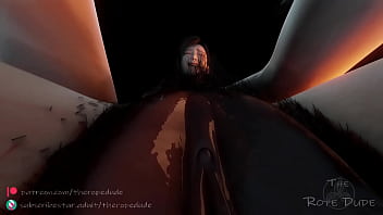 Preview 4 of Peta Xnxx - Licking Tifa&#039_s Pussy in POV (TheRopeDude)