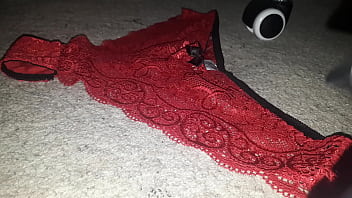 Preview 3 of Wwwxxx Bhabi Com - Cumming on my Indian &#039_s Lacy Red Panties