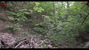 Preview 1 of Anime Bald Girl - Mel walks naked in the wood