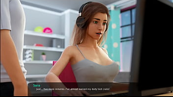 Preview 1 of Asian Evlyn Lin - 6-Milfy City - v0.6e - Part 6 - Peeping my stepmom through bathroom keyhole (Dubbing)