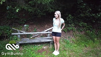 Preview 1 of Hdporn Tv - Bavarian Teen enjoys Creampie in the Nature