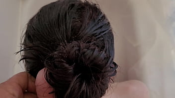 Preview 1 of Dad And Don - teen cumshot on hair bun hair fetish