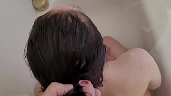 Preview 4 of Dad And Don - teen cumshot on hair bun hair fetish