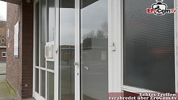 Preview 1 of Saraja Clap - Deutsche BBW Milf mit Monster Titten fickt d&uuml_nnen Mann