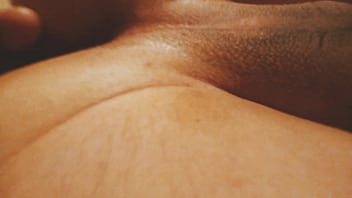Preview 4 of Cameltoe Leotard Tease - Amateur Shaved Teen Double Dildo Close Up