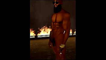 Preview 2 of Pakistani Kpk Bannu - Fatty rubbing his cock playing with nipple clamps