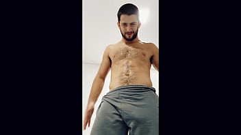 Preview 3 of Hasband Help - SWEATY GYM HUNK WORKING OUT COMPILATION - HAIRY VERBAL ALPHA MALE