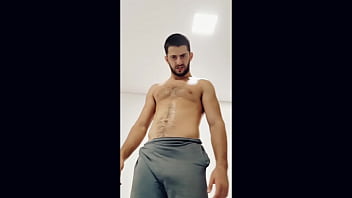 Preview 1 of Hasband Help - SWEATY GYM HUNK WORKING OUT COMPILATION - HAIRY VERBAL ALPHA MALE
