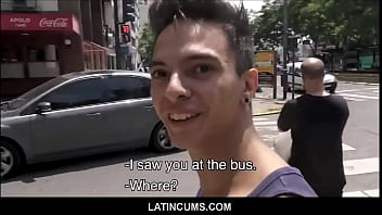 Preview 1 of Indain Gay Sex Hd - LatinCums.com - Amateur Latin Twink Threesome With Two Strangers For Cash POV