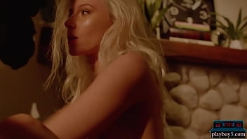 Preview 4 of Anaymal Sex Wwwcom - Gorgeous all natural blonde MILF models striptease naked outdoor