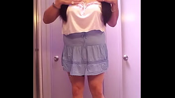 Preview 1 of Wast Bangali Local Bf - What To Do With An Old Pink Satiny Nightgown Outfit Video