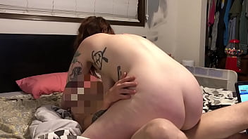 Preview 4 of Act Oviya Nude Photos - PAWG wife riding big cock and taking creampie.