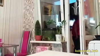 Preview 1 of Big Melania Y Piero - Husband went to shower wife fucked by friend