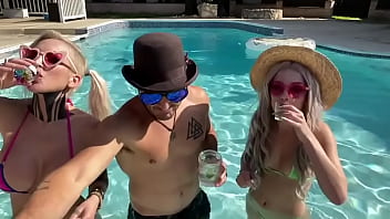 Preview 1 of Father Dauther Fucking - Two girls. One Nathan.