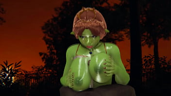 Preview 2 of Italijanska Sestra - Shrek - Princess Fiona creampied by Orc - 3D Porn