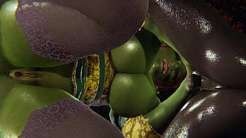 Preview 1 of Italijanska Sestra - Shrek - Princess Fiona creampied by Orc - 3D Porn