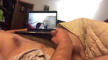 Preview 4 of Animal Rape Oral - Jerking off and watching porn