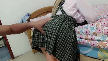 Preview 2 of Xxx Six Song - Flirtatious,  flirtatious neighbor eager to be spanked in the vicinity of their bodies FIRST TIME ANAL SEX,  HARDCORE AND CUM INSIDE A BIG ASS MILF (18 years old)