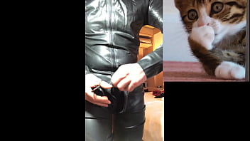 Preview 2 of Melayu Sesap - Latexitaly cuts his latex dick (the sheat)