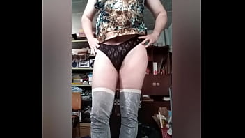 Preview 1 of Teacher Xxx Sex Student Punished - Travesti con tanga de encaje