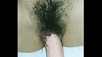 Preview 2 of Hairy Pussy Women - Fwb let me try dildo to satisfy my needs
