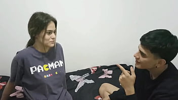 Preview 1 of Wife Handjob With Fake Pussy - le quito la virginidad a mi peque&ntilde_a hermanastra y me le vengo adentro de su co&ntilde_o high