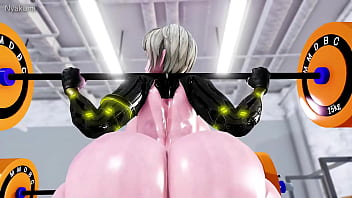 Preview 1 of Sister Blackmale And Bang - Lewd Gym