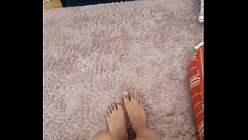 Preview 4 of Sperma Angriff - TS FOOT PLAY