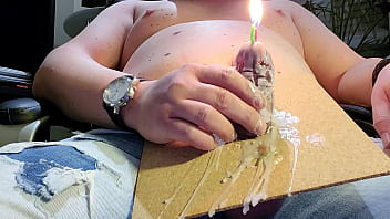 Preview 3 of Man Man Pornvideo - Slave Sweety74&#039_s Penis Candle