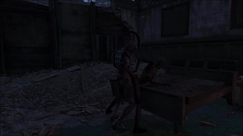 Preview 2 of Monster Pumping Cock Anal Granny - Fallout 4 Nemesis