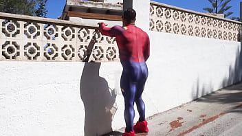 Preview 1 of Sandra Jeans - King Spandex goes looking for an ass to load