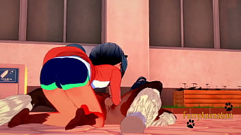 Preview 3 of Skin Daymond - BNA Hentai 3D - Michiru suck and is fucking to a - Anime Yiff Manga Japanese