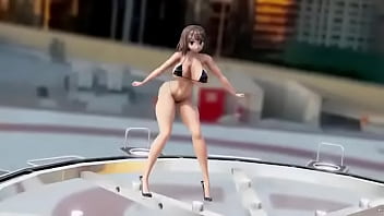 Preview 3 of Gandelle Le - mmd kancolle big tits dance