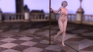 Preview 3 of Yuo Jiz Japa - MMD 2B Nude Pole Dance (DOA5LR) (by teragurl90)