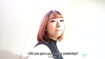 Preview 1 of Two Girls With Danny D - Chubby and Busty Japanese Cheating GF is fucked in a love hotel [ENG Subtitles,  uncensored]