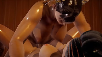 Preview 3 of Maa Pua Rep Sex Vedio Odia - Futa - Street Fighter - Laura Matsuda gets creampied by Chun Li - 3D Porn