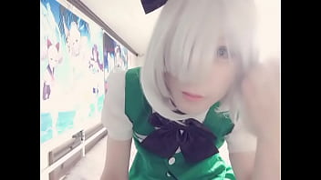 Preview 1 of Xxxxgonzo - 東方コスプレ女装オナニー【妖夢】（射精なし）2