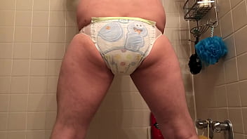 Preview 3 of Ines Funds - Huge pampers diaper mess