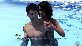 Preview 2 of Eva Black Piss - INTERTWINED #29 &bull_ Fun with Layla in the water