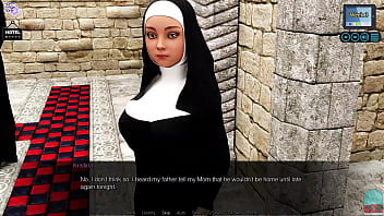 Preview 3 of Gm College Xxx Girl Beaughty - SUNSHINE LOVE v0.60 #105 &bull_ Kristina,  the hot little nun